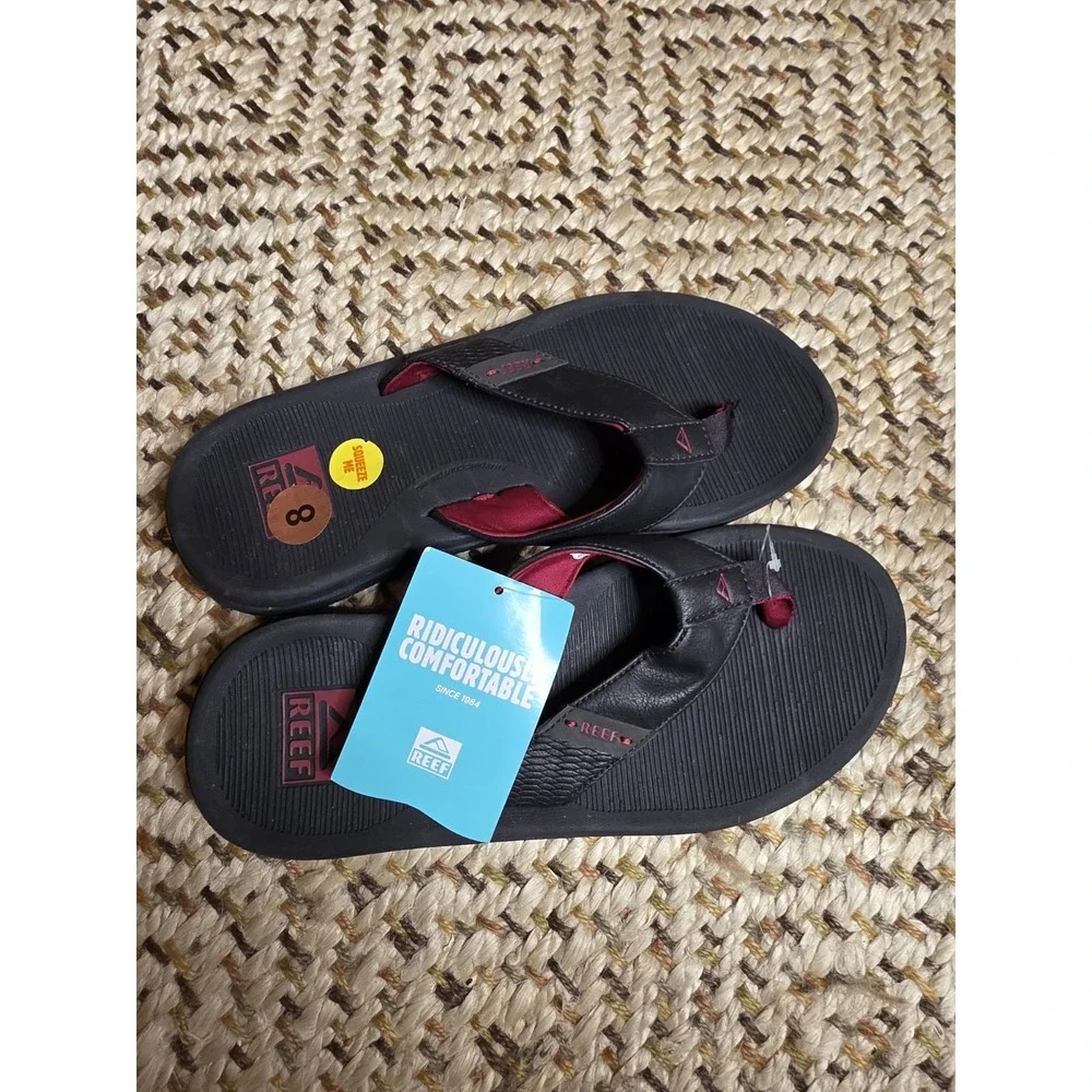 Reef Mens 8 Santa Ana Summer Beach Holiday Sliders Sandals Flip‎ Flops NWT B2